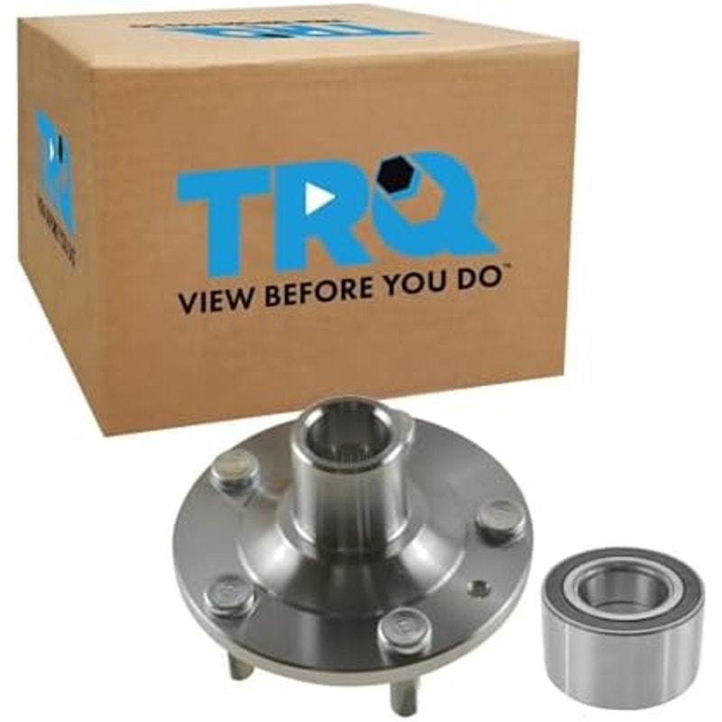TRQ BHA53241 Front Wheel Bearing and Hub Kit 2pc for 06-12 Fusion MKZ Milan