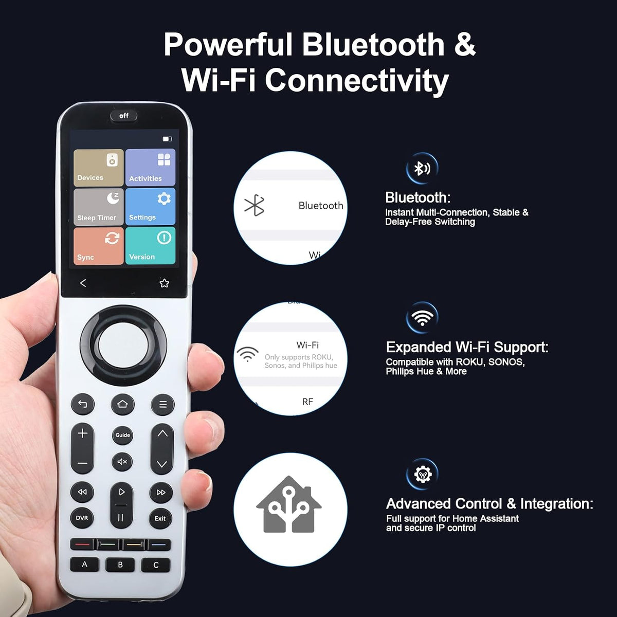 SofaBaton X2 Universal Remote Control Touch Screen Only Remote No Hub