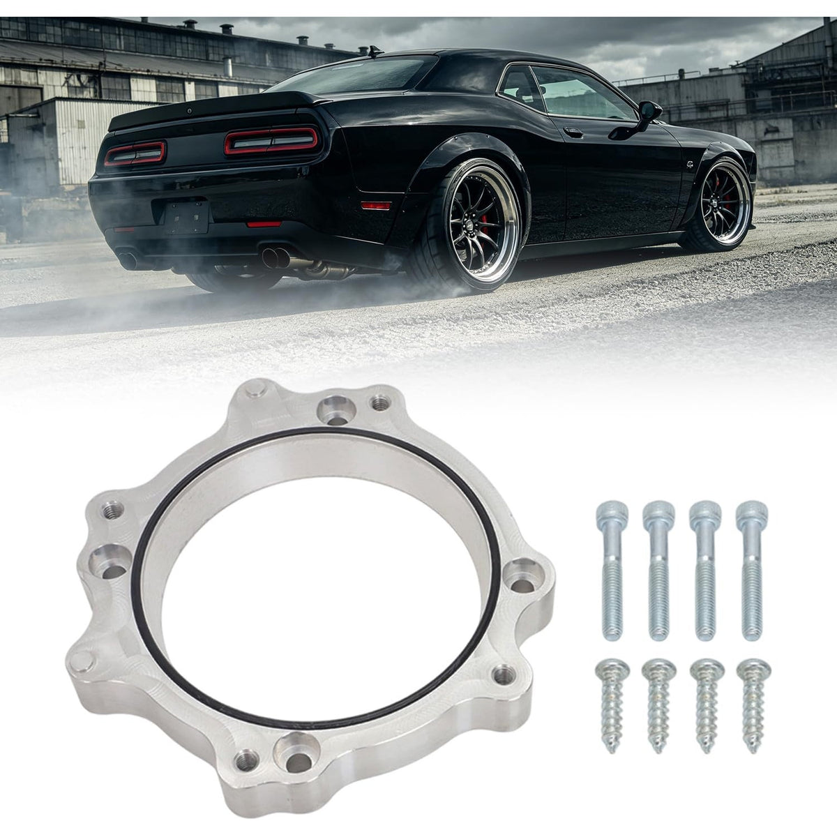 Hellcat Throttle Body Adapter 6.4L Intake 92mm Charger Challenger 300 Scat Pack