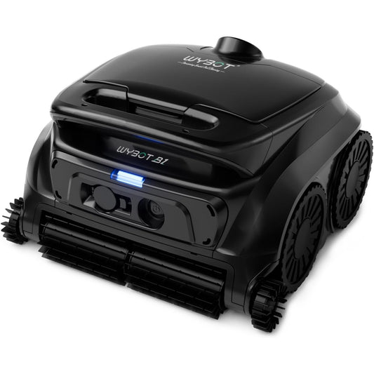WYBOT B1 Cordless Robotic Pool Cleaner Wall Floor Waterline Smart Navigation (OBSIDIAN BLACK)