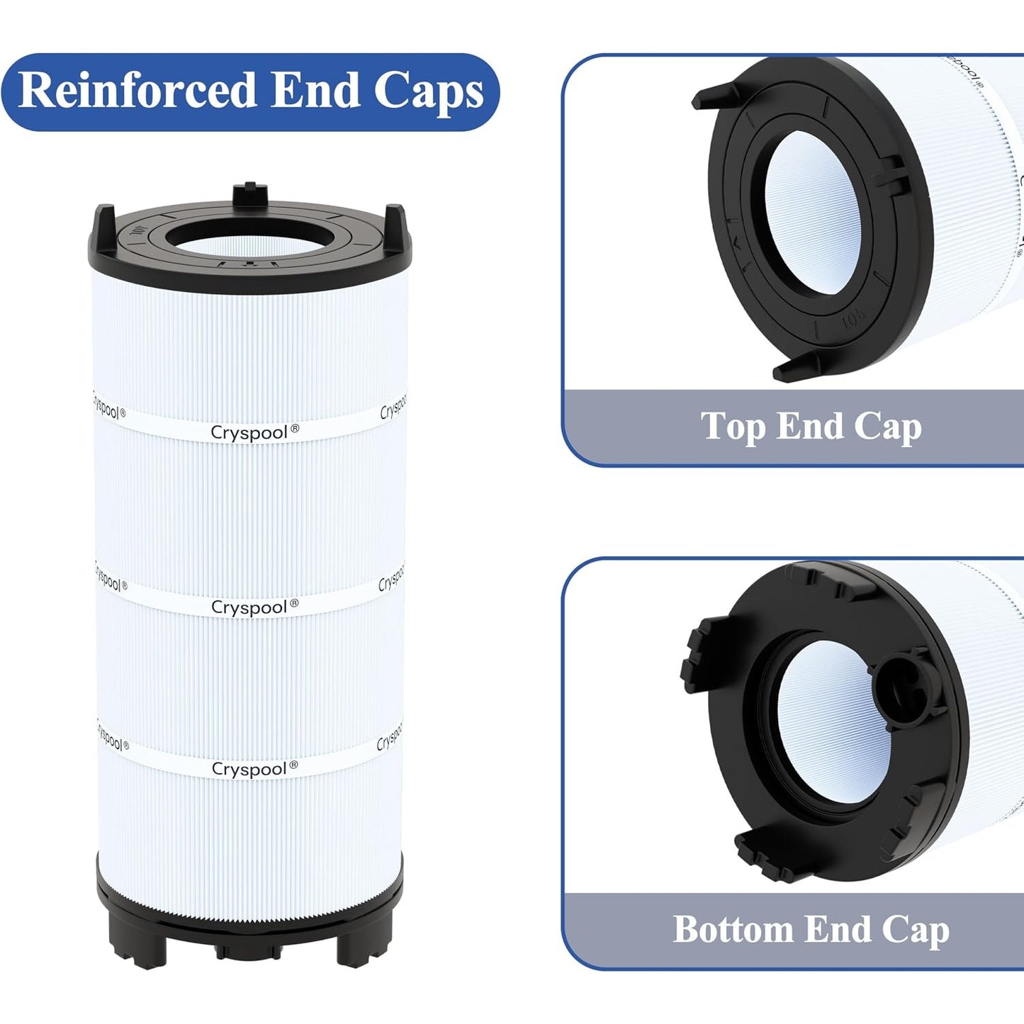 Pool Filter Cartridge Set S8M500 500 Sq Ft Sta-Rite System 3 Inner Outer 170148